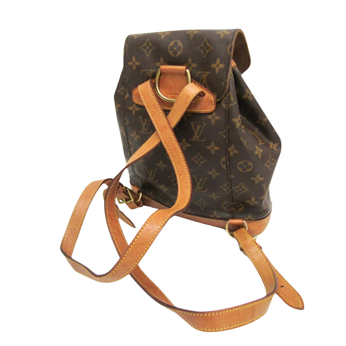 Louis Vuitton Montsouris Mm  Canvas Backpack Bag