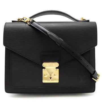 Louis Vuitton Monceau  Leather Briefcase Bag