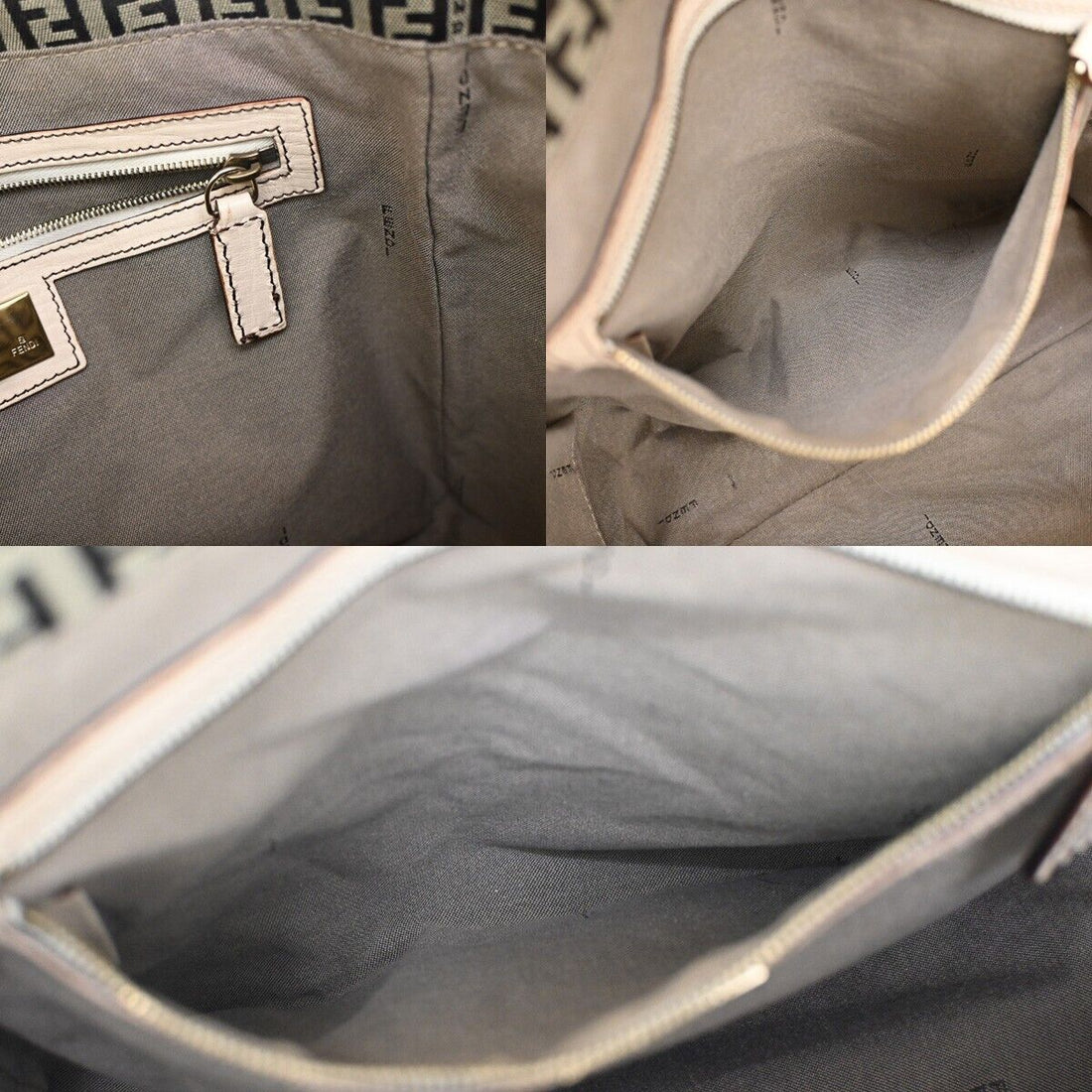 FENDI Zucchino Shoulder Bag
