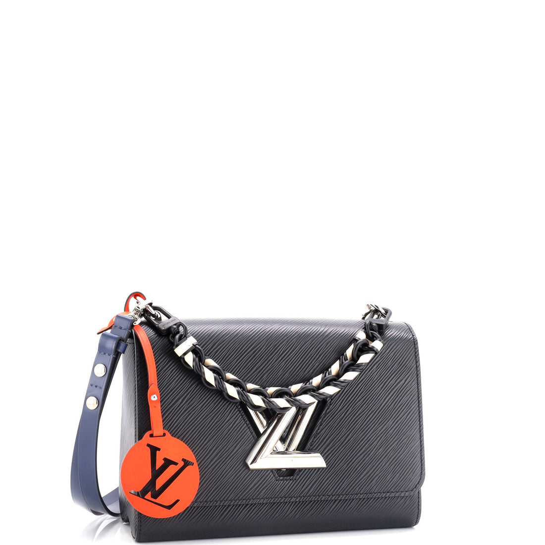 Braided Handle Twist Bag  Leather MM
