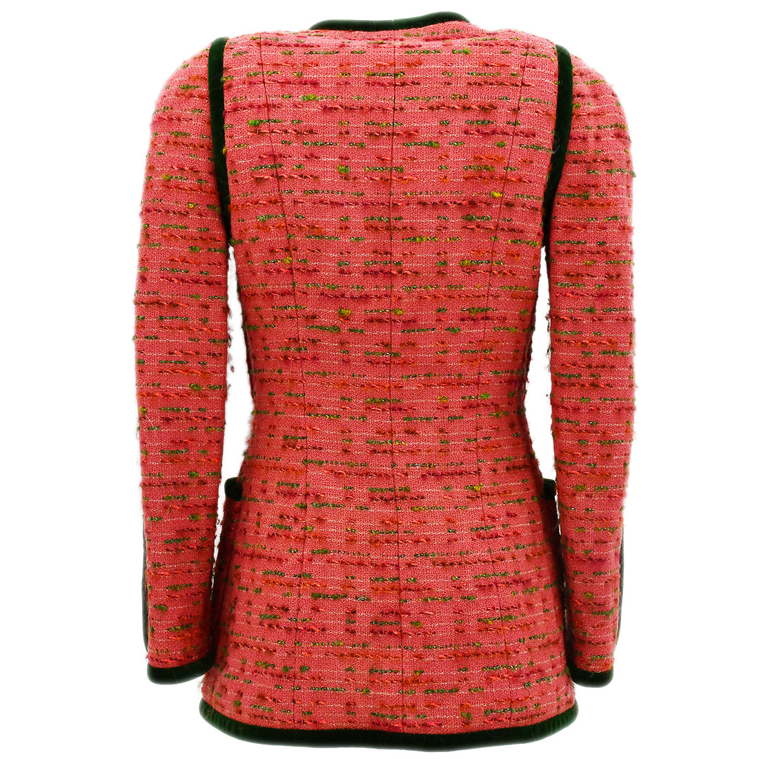 Chanel Collarless Jacket Pink A2 #38