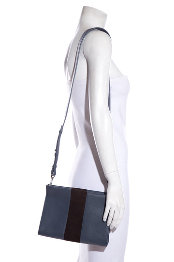 Canvas and Hyde New York Blue & Black Cross-Body
