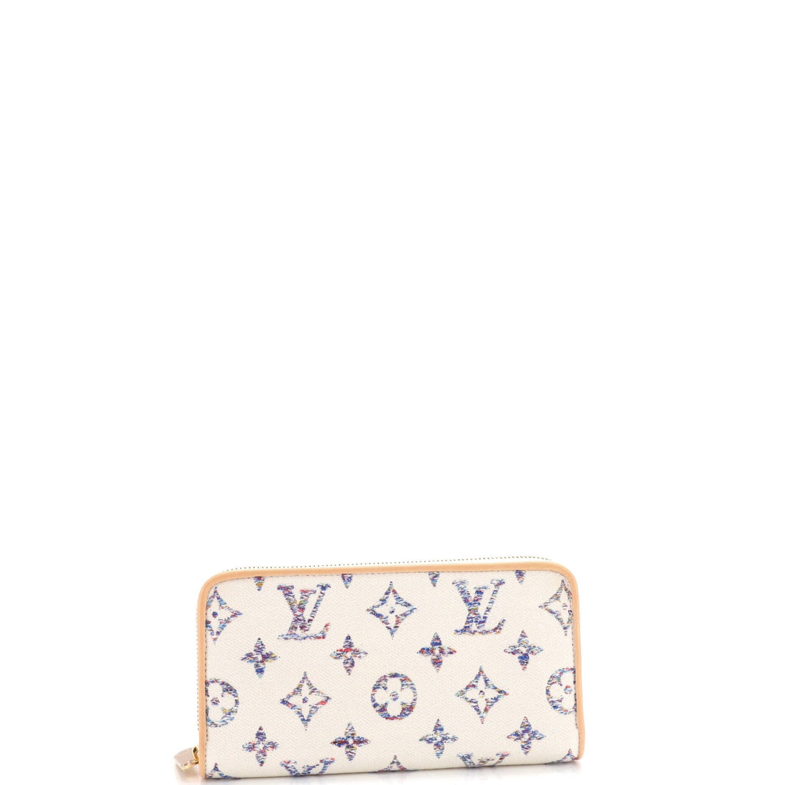 Zippy Wallet Multicolor Monogram Jacquard
