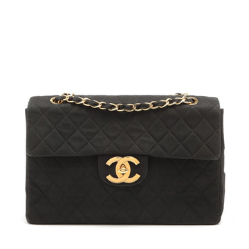 Chanel Decamatrasse Cotton Single Flap Double Chain Bag Black Gold  2nd