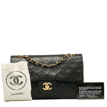 Chanel Matrace 23 Cocono mark Double Flip Chain houlder Bag Black   CHANEL