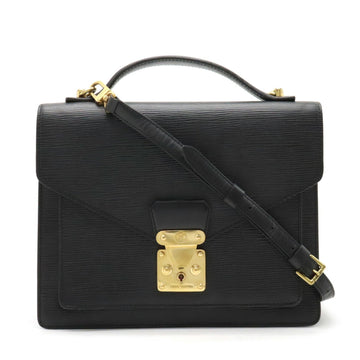 Louis Vuitton Monceau  Leather Shoulder Bag