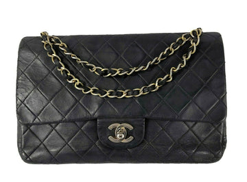 CHANEL-  Medium Classic Double New - Black Shoulder Bag / Crossbody