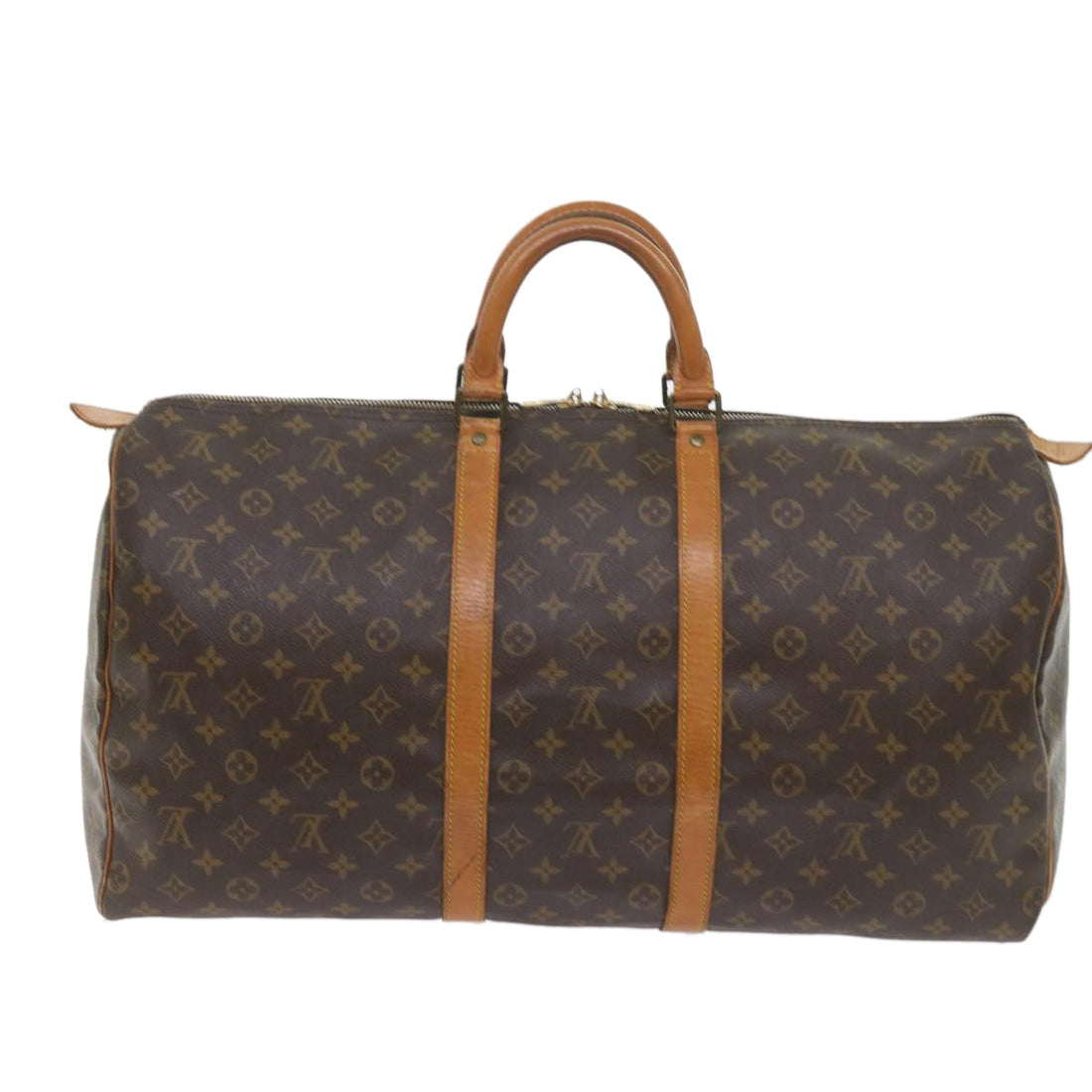 Louis Vuitton Keepall 55  Canvas Travel Bag