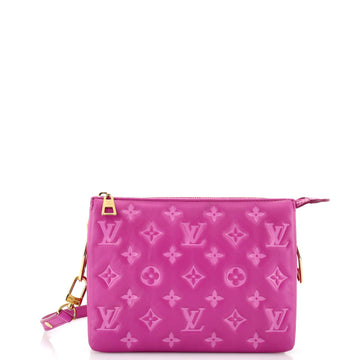 Coussin Bag Monogram Embossed Leather BB