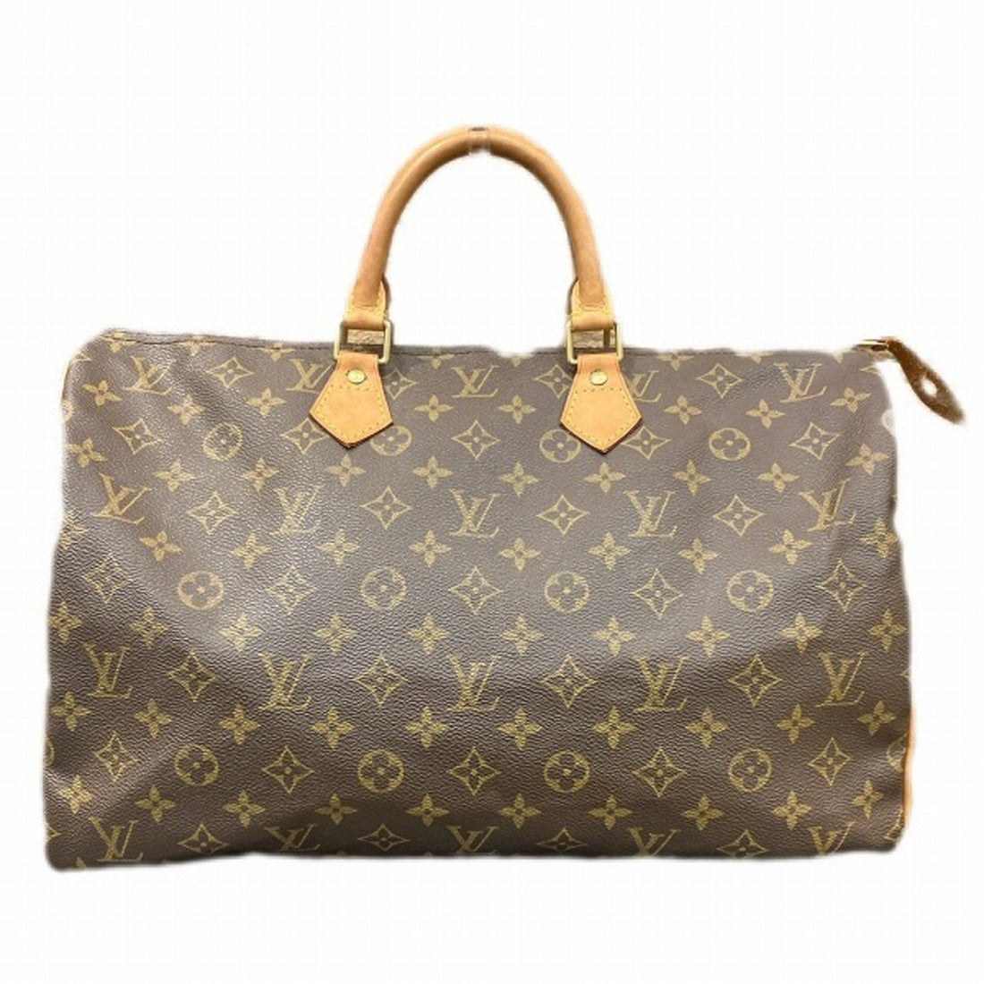 Louis Vuitton Speedy 40  Canvas Handbag