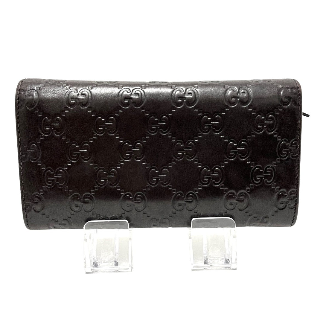 Gucci Metal Bar  Leather Wallet  ()