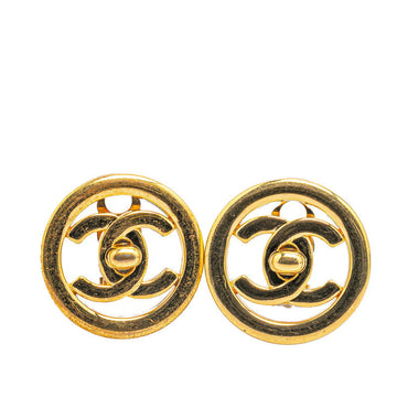 Chanel  Coco no mark Turnlock Earrings