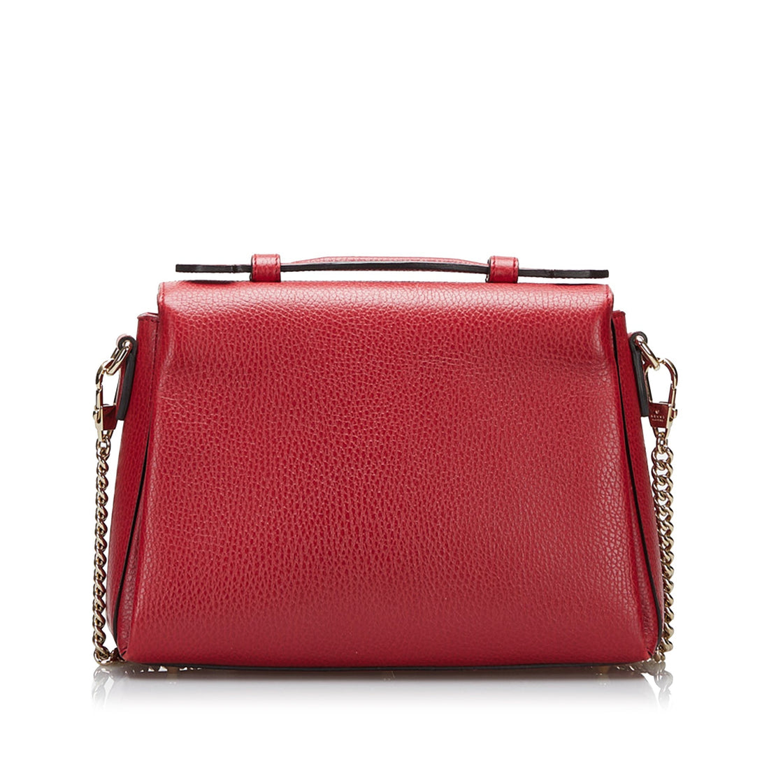 Gucci Interlocking G Handbag Small Red