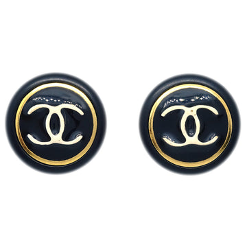Chanel Button Earrings Clip-On 97A