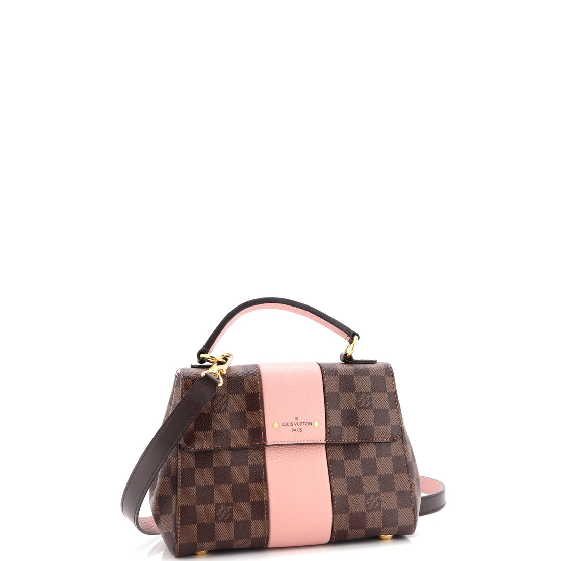 Bond Street Handbag Damier with Leather MM