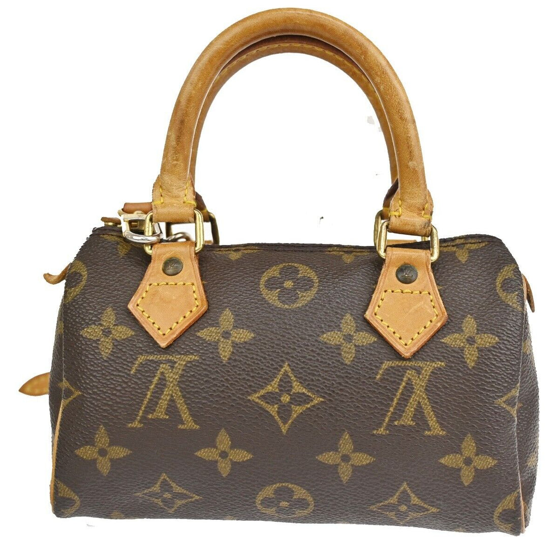 Louis Vuitton Mini Speedy  Canvas Handbag