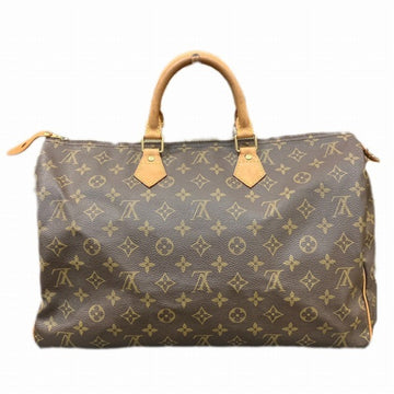 Louis Vuitton Speedy 40  Canvas Handbag
