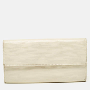 Louis Vuitton Ivorie  Leather Sarah Wallet