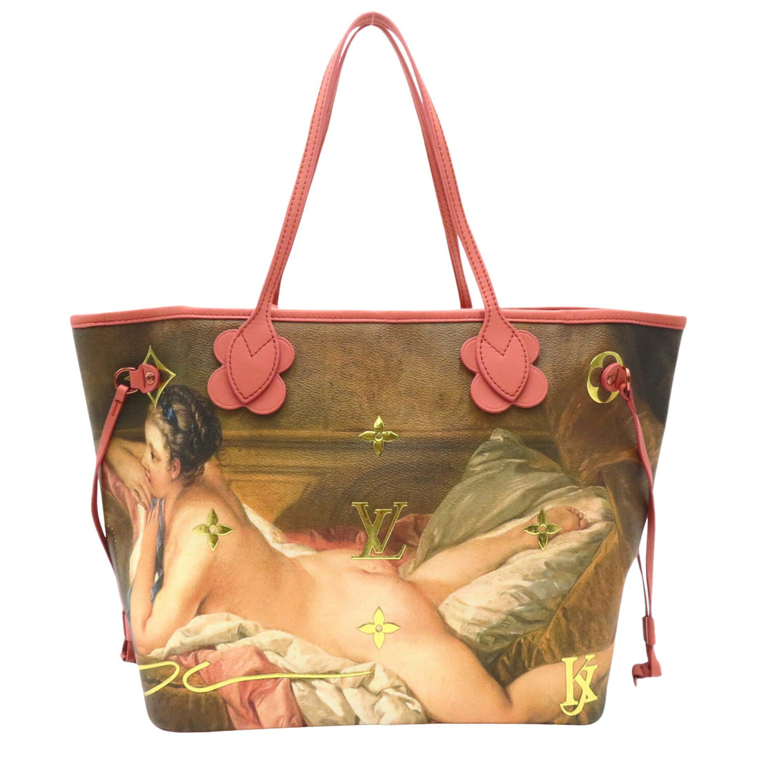 Louis Vuitton Neverfull Mm  Canvas Tote Bag