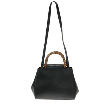 Gucci Bamboo  Leather Tote Bag ()