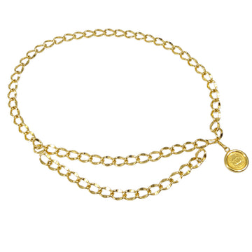 Chanel Medallion Chain Belt Gold 94P Small New