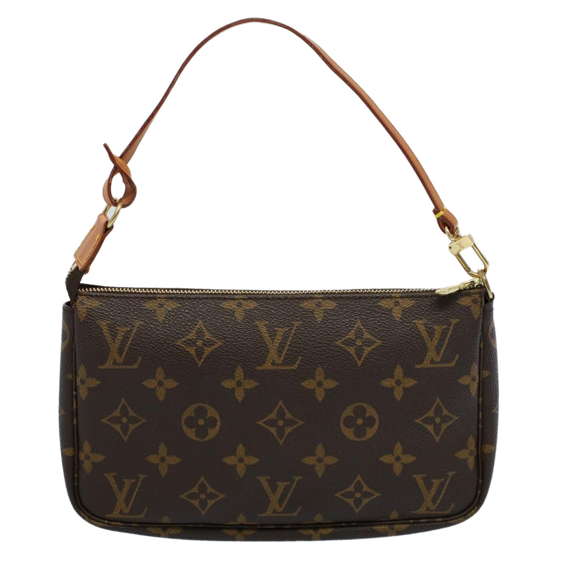 Louis Vuitton Pochette Accessoire  Canvas Clutch Bag