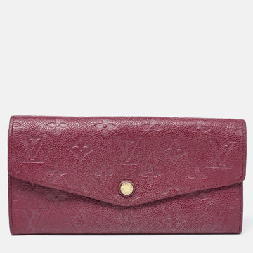 Louis Vuitton Aurore Monogram Empreinte Leather Curie Wallet