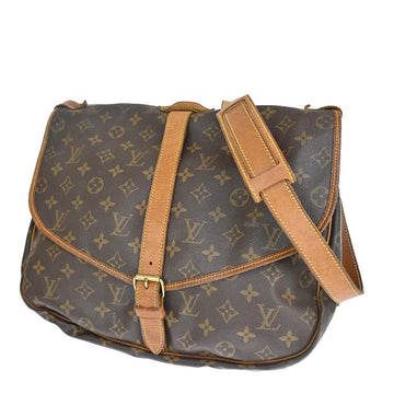 Louis Vuitton Saumur 35  Canvas Shoulder Bag