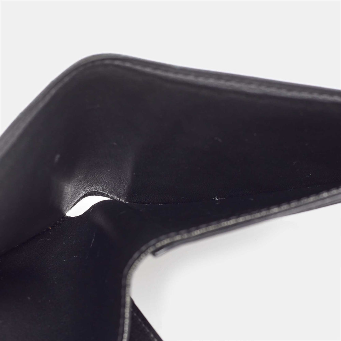Louis Vuitton Black Coated Canvas Slender Bifold Wallet