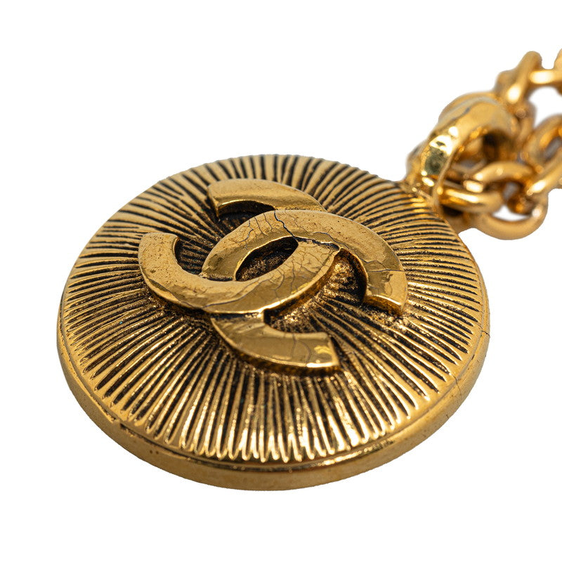 Chanel Vint Coco Medal Necklace G   Chanel