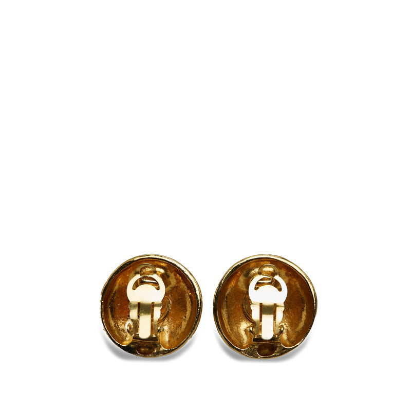 Chanel Logo Earrings Gold  Ladies Chanel