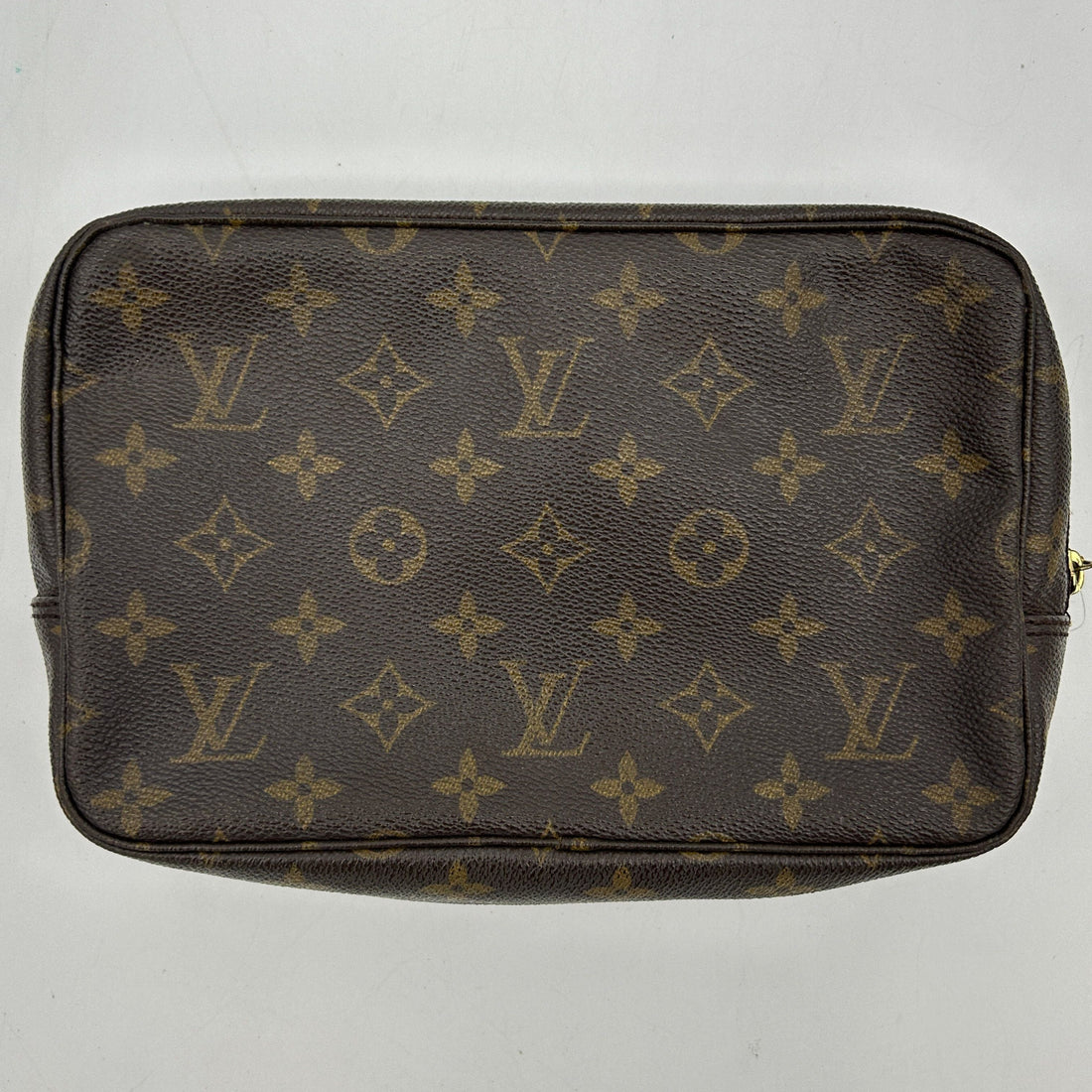 Louis Vuitton Trousse De Toilette Brown Canvas Clutch Bag lv9922sd