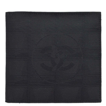 Chanel 2000-2001 Black New Travel Line Bifold Wallet
