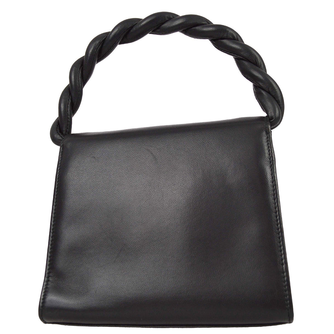Chanel * Black Lambskin Top Handle Bag