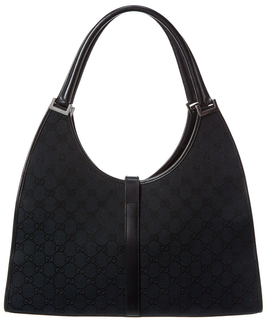 Gucci Black GG Canvas Jackie Handbag (Replc )