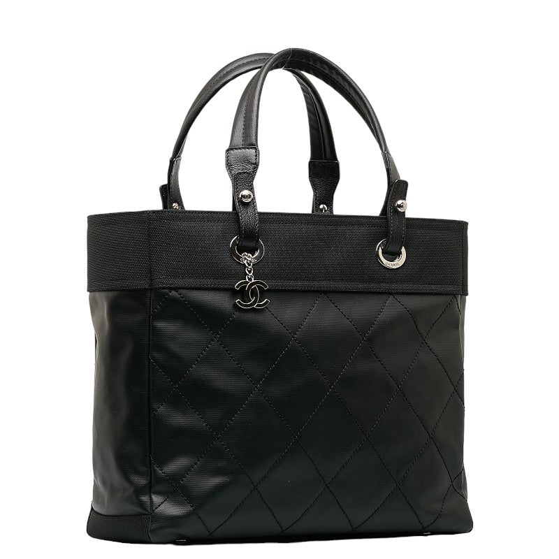 Chanel COCOno mark PARIBIARITZ  MM Handbags  A34209 Black PVC canvas LADY CHANEL