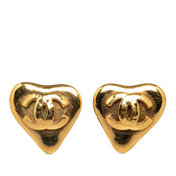 Chanel COCOno mark HEART EARLING GOLD MECKING LADY CHANEL