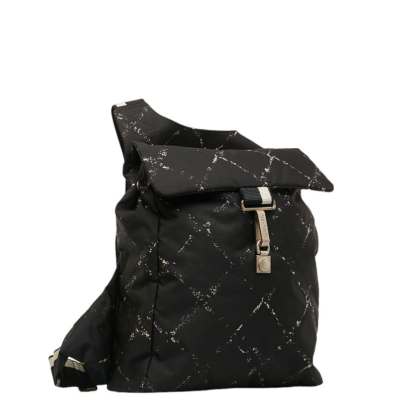 Chanel Travel Line Rucksack Black Nylon   Chanel Rucksack