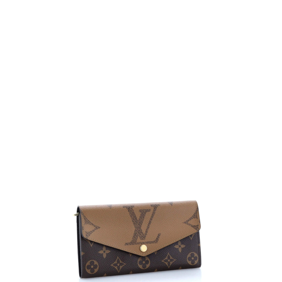 Sarah Wallet NM Reverse Monogram Giant and Monogram Canvas