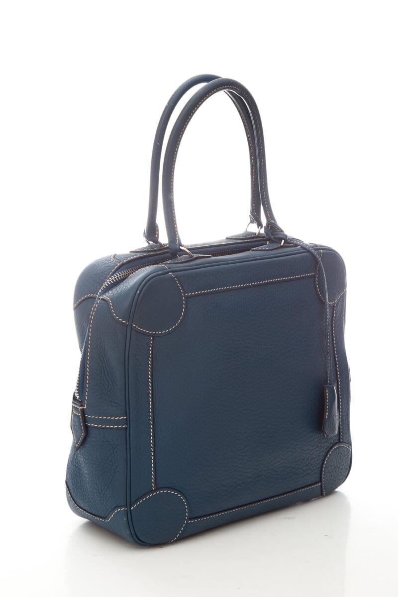 Hermès OMNIBUS PM  Blue Jean Togo Tote