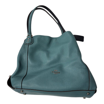 Handbag Designer By Coach In Teal, Size:Medium