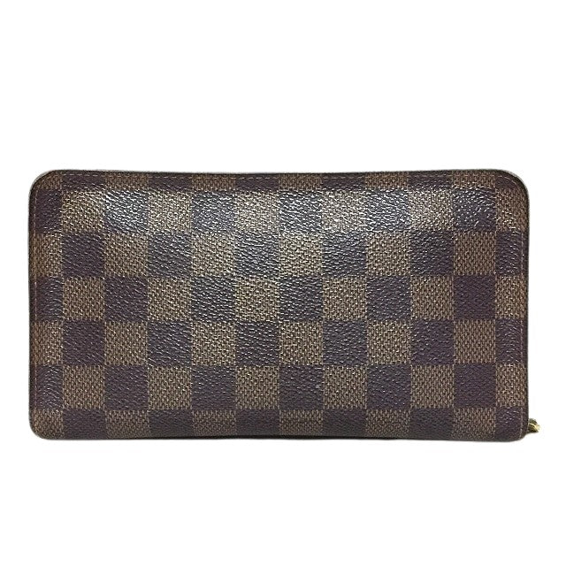 Louis Vuitton Porte Monnaie Zippy  Canvas Wallet