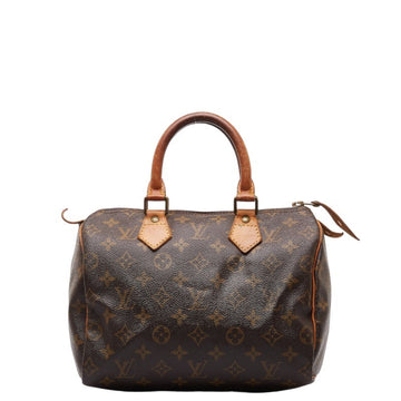 Louis Vuitton Speedy 25  Canvas Handbag