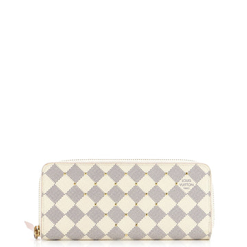 Leather Wallet Studded Damier