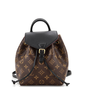 Montsouris NM Backpack Monogram Canvas with Leather BB