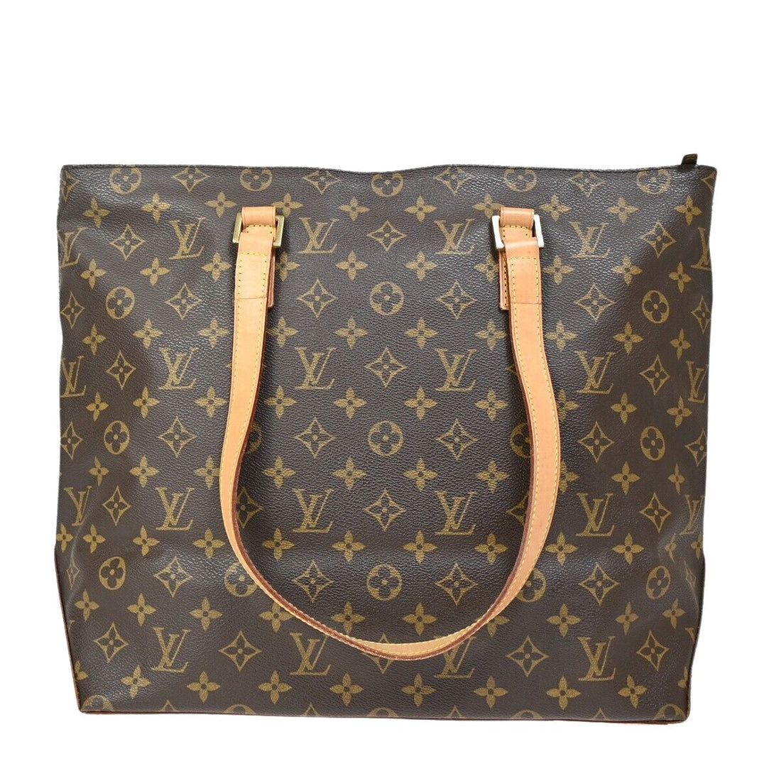 Louis Vuitton Cabas Mezzo  Canvas Shoulder Bag