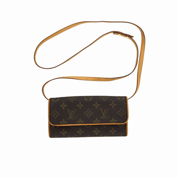 Louis-Vuitton Twin Pochette PM Monogram Crossbody Bag