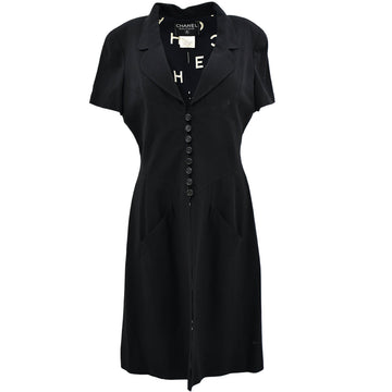 Chanel Spring 1997 flared button-up dress #40