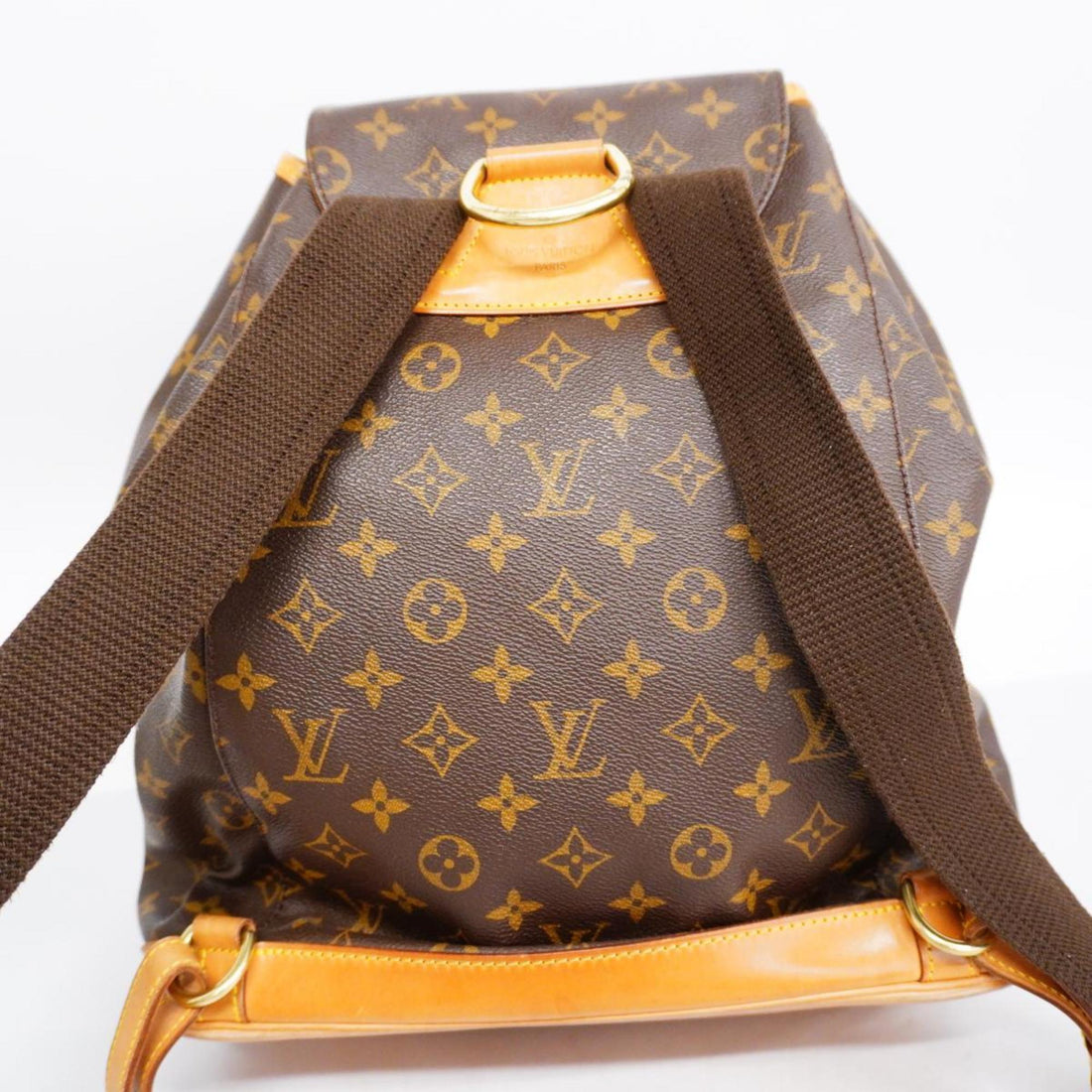 Louis Vuitton Montsouris Gm  Canvas Backpack Bag
