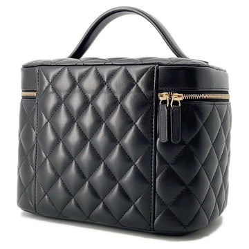 CHANEL Vanity bag Black A80913 Lambskin